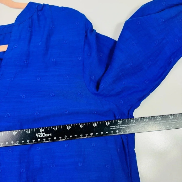 Old Navy Floral Eyelet Scalloped Hem Embroidered Dot Top Size XS - Picture 8 of 11